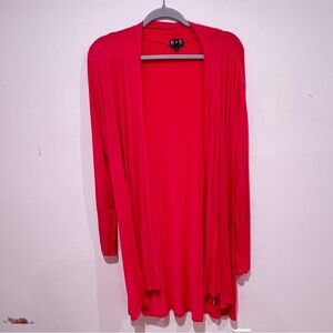 B+B Vibrant Pink Lightweight Long Cardigan Sweater